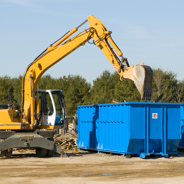 can i rent a residential dumpster for a construction project in River Bottom